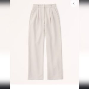 Abercrombie & Fitch Sloane tailored pants size 4 WHITE